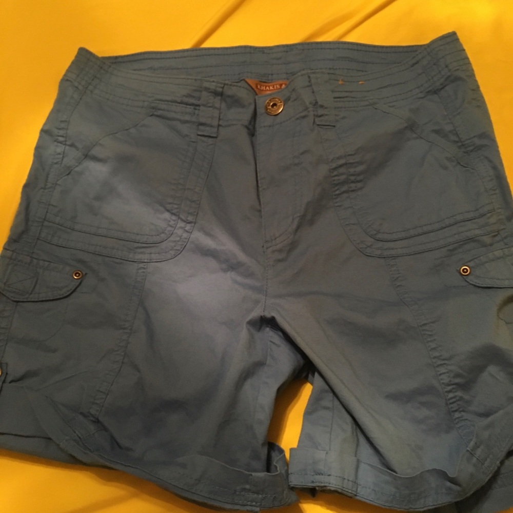 Khaki pants blue khaki & co